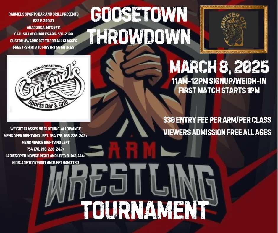 Goosetown Throwdown Event Poster